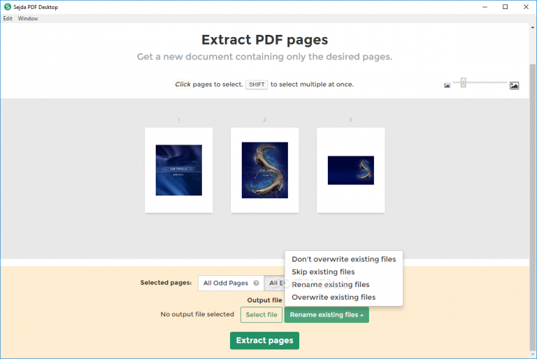 Sejda PDF Desktop Pro 7.6.3 download the new version for windows