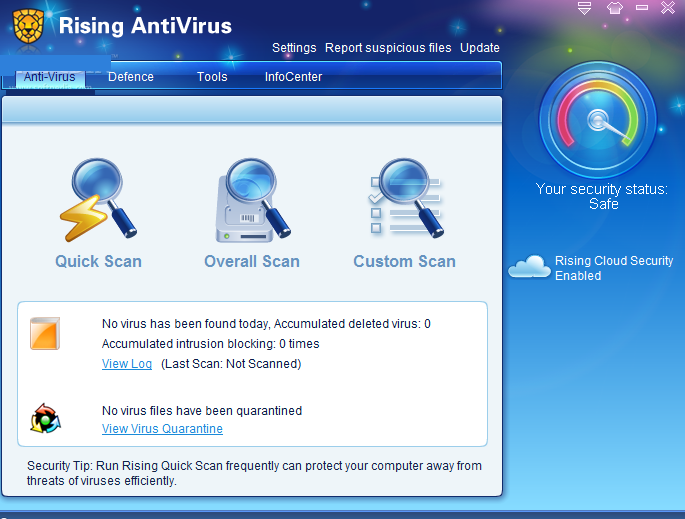 Rising Antivirus latest version