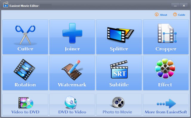 EasiestSoft Movie Editor windows